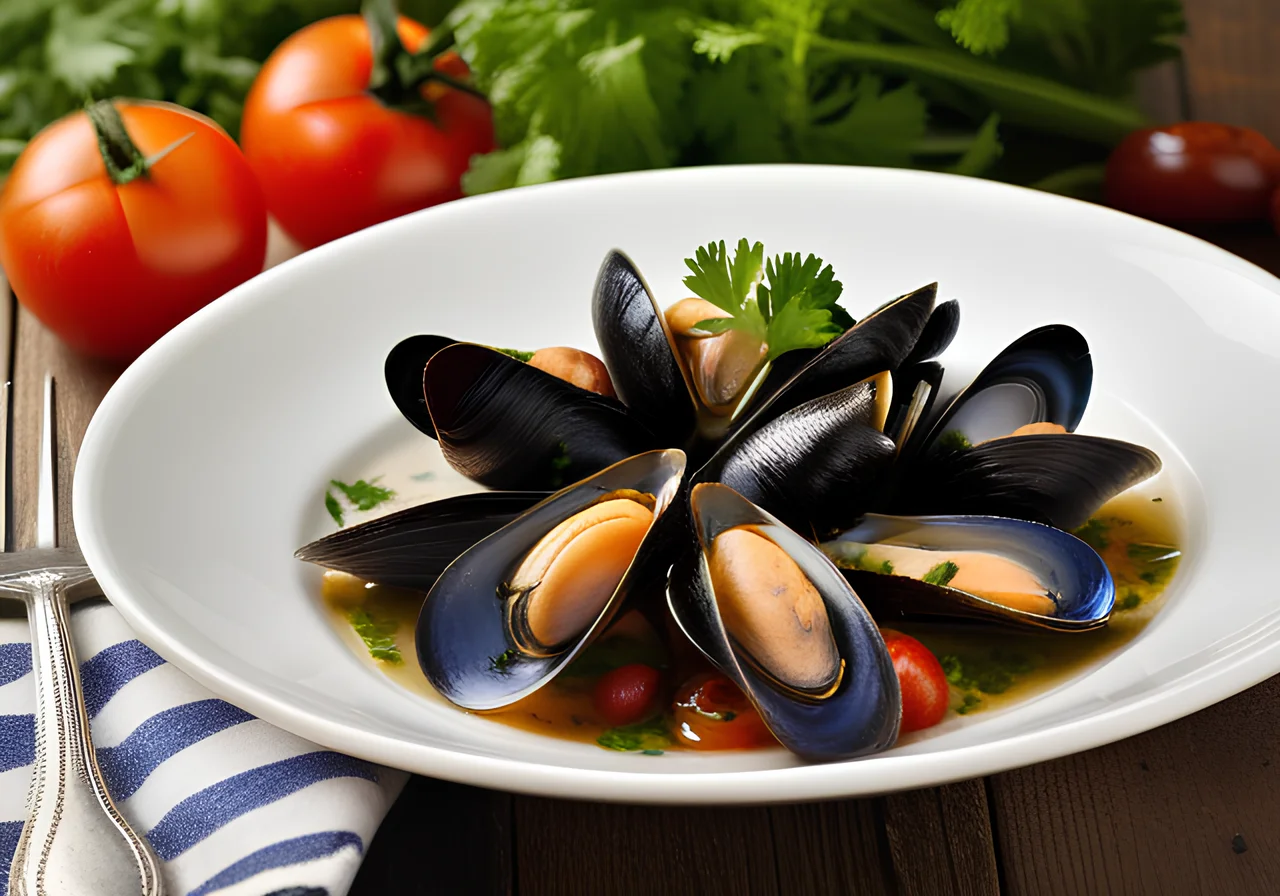 Mussels in Vegetable Broth