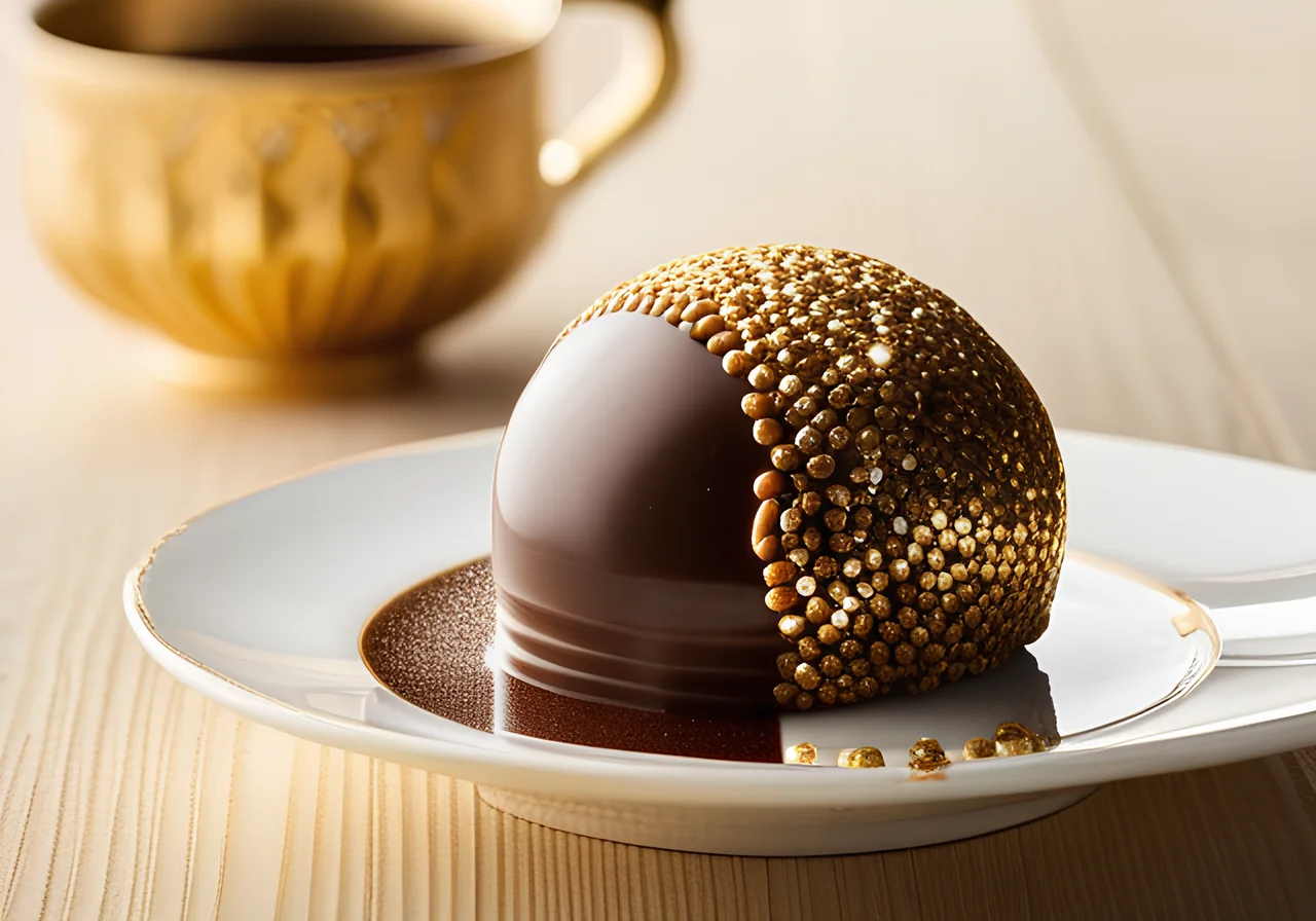 Milk Rice Balls in Chocolate Coating