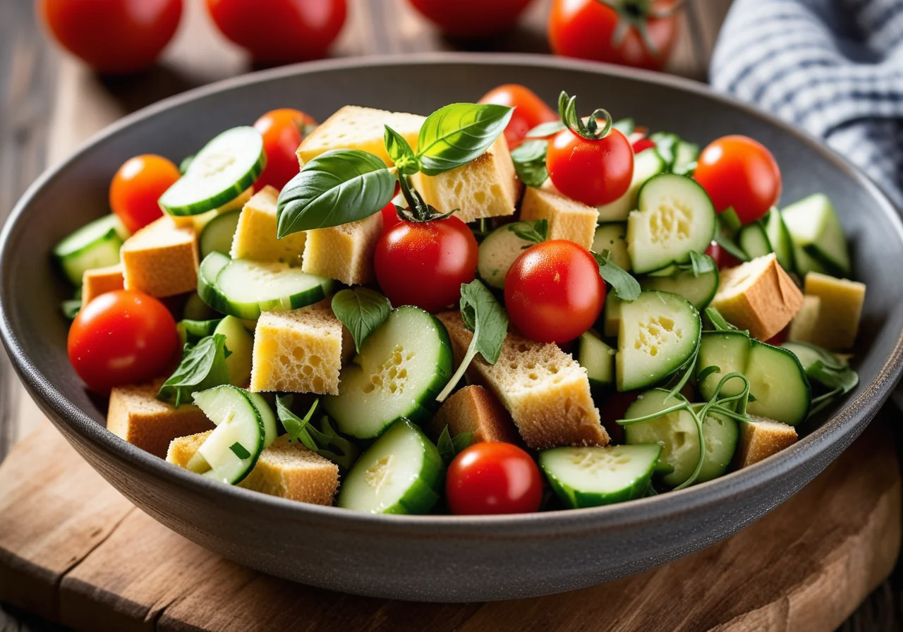 Bread Salad with Parmesan