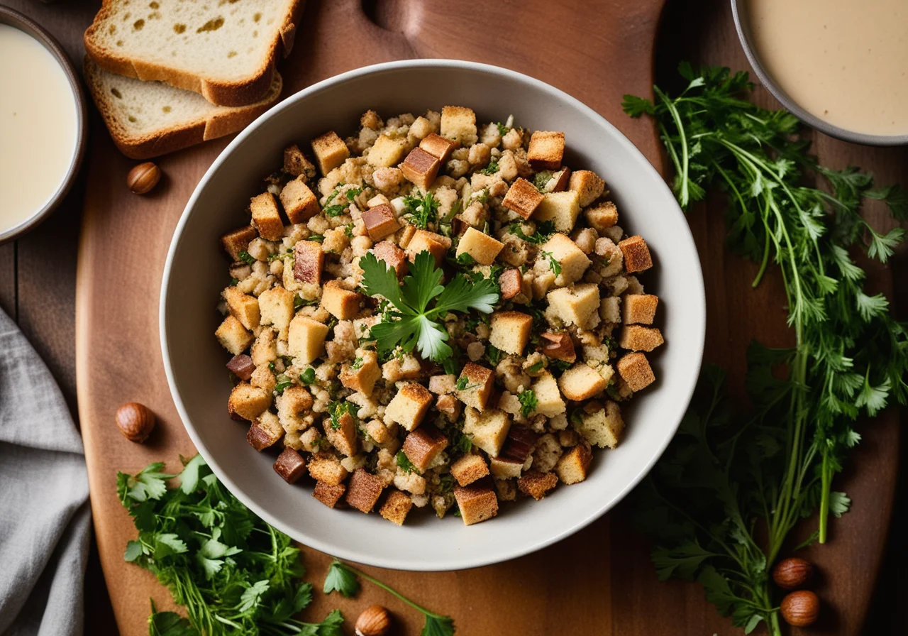 Baked Bread Stuffing