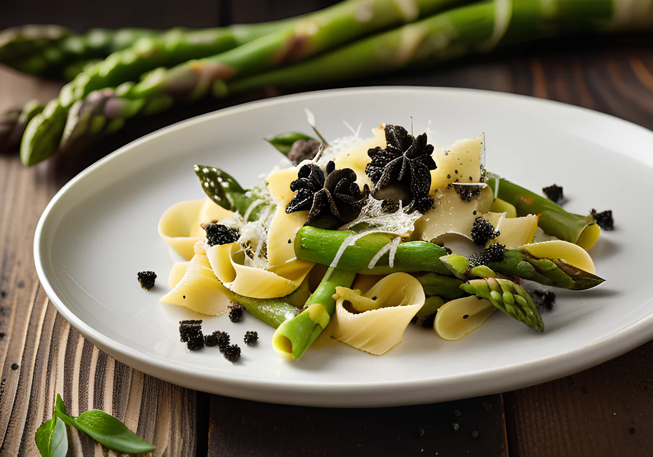 Pasta with Asparagus and Truffle