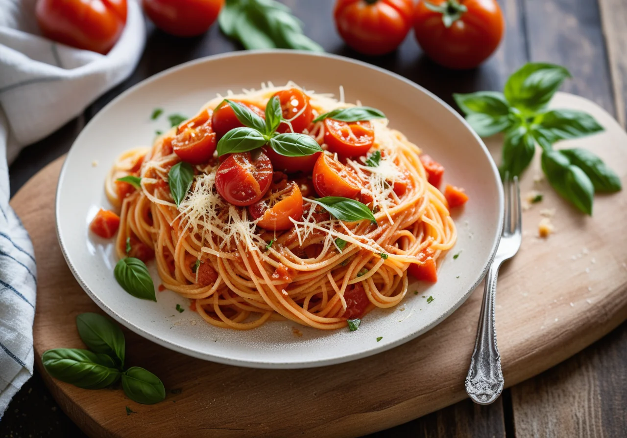 Pasta with Vegetable Sauce