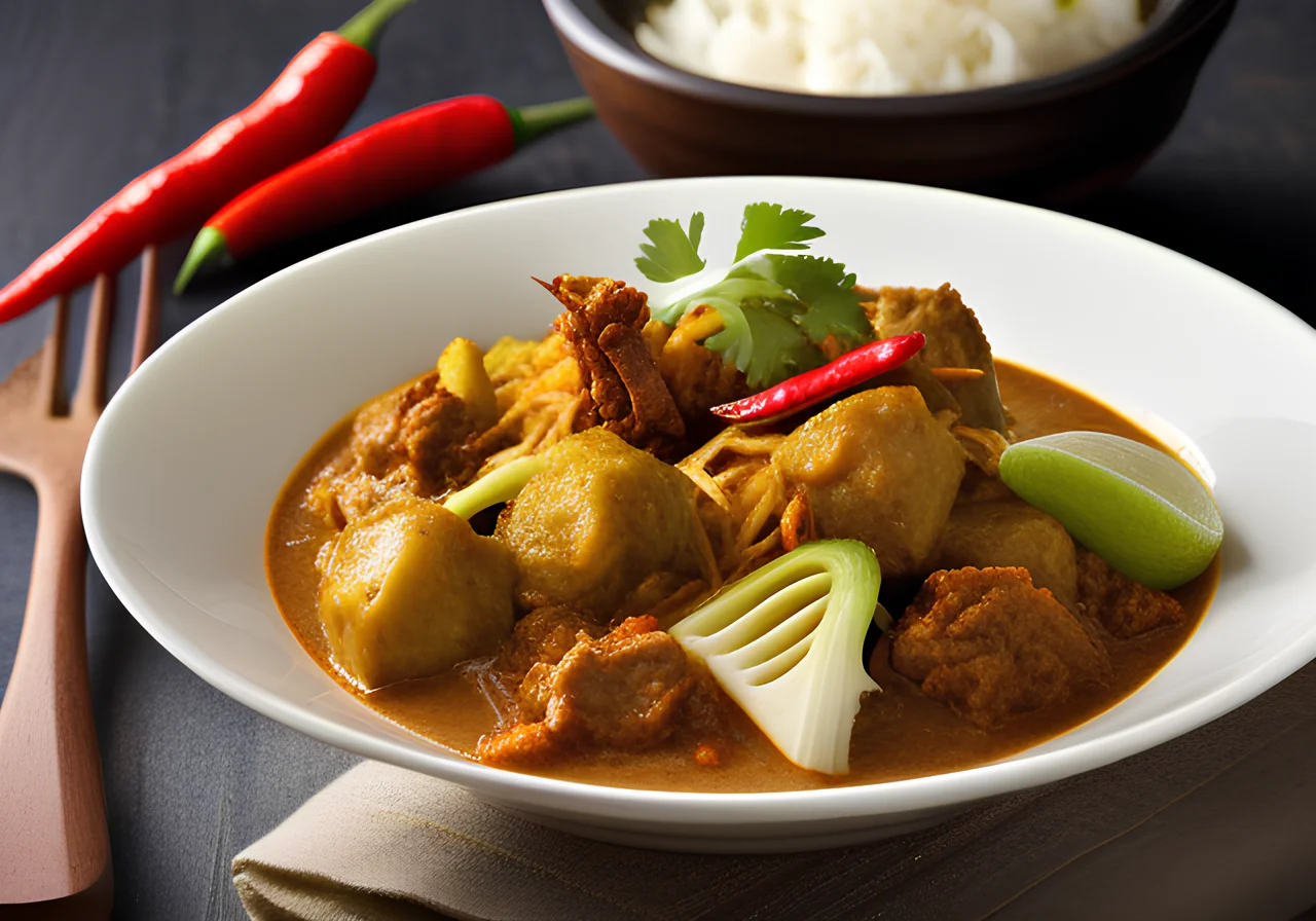 Spicy White Cabbage Curry