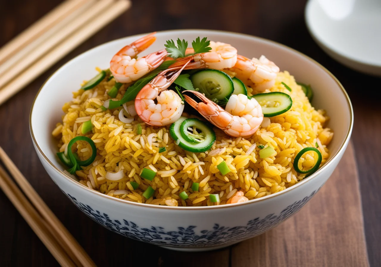 Fried Rice with Shrimp