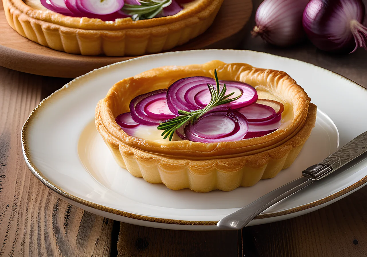 Spicy Puff Pastry Cheese Tart