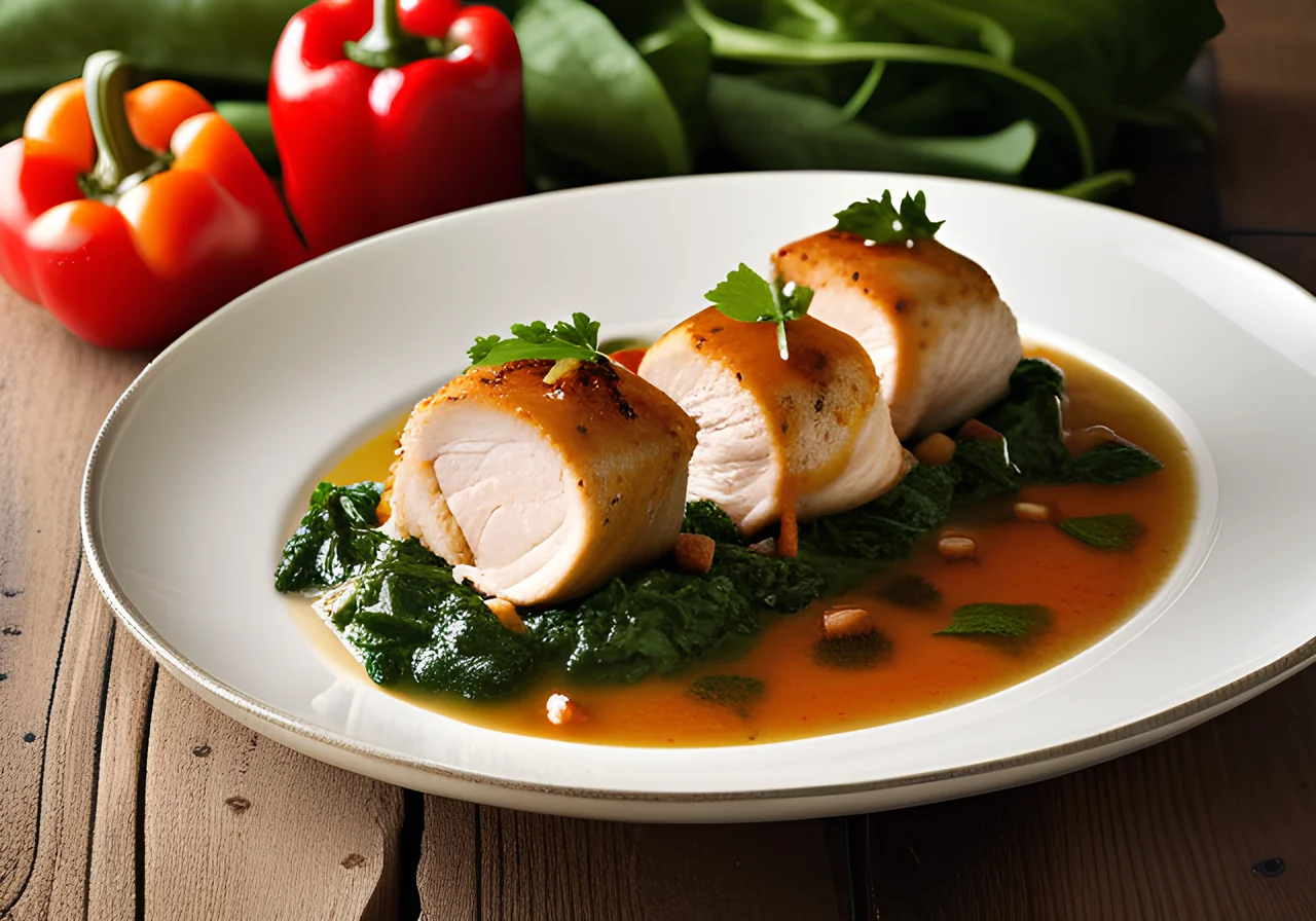 Small Chicken Roulades