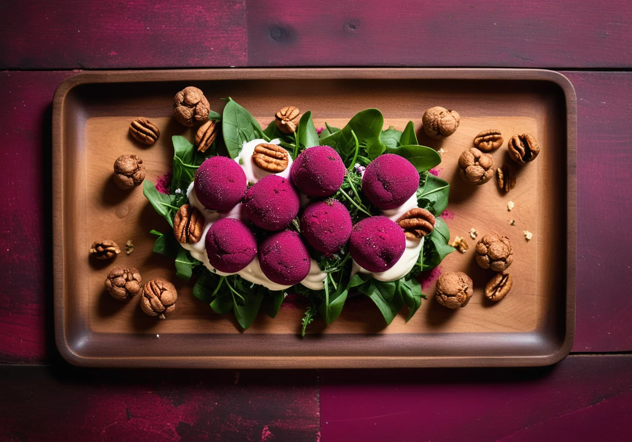 Beetroot with Ricotta Balls