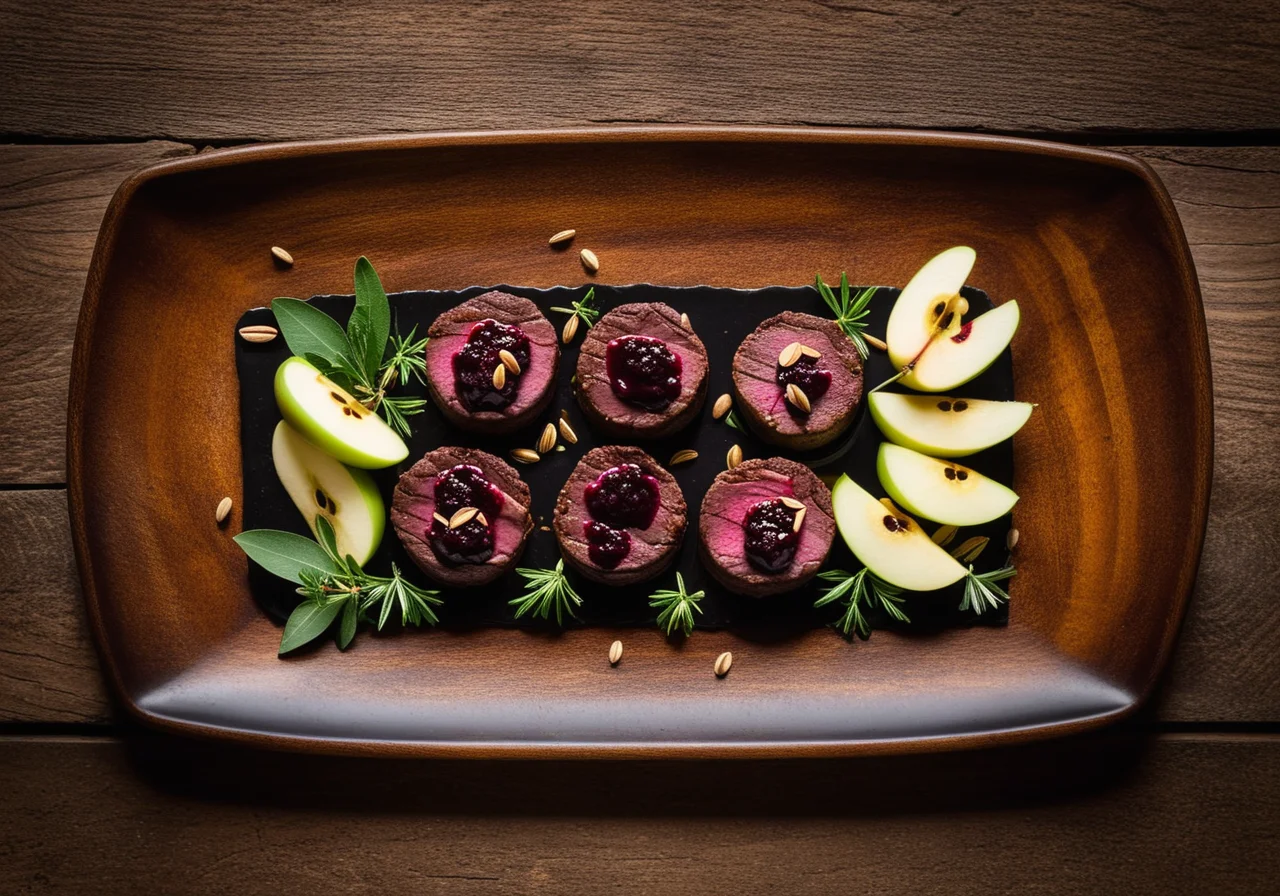 Venison Medallions with Berry Sauce