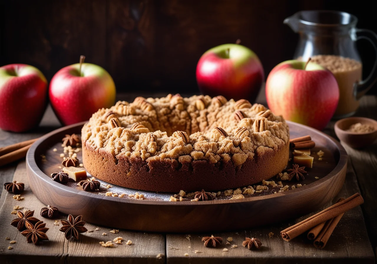 Apple Streusel Cake