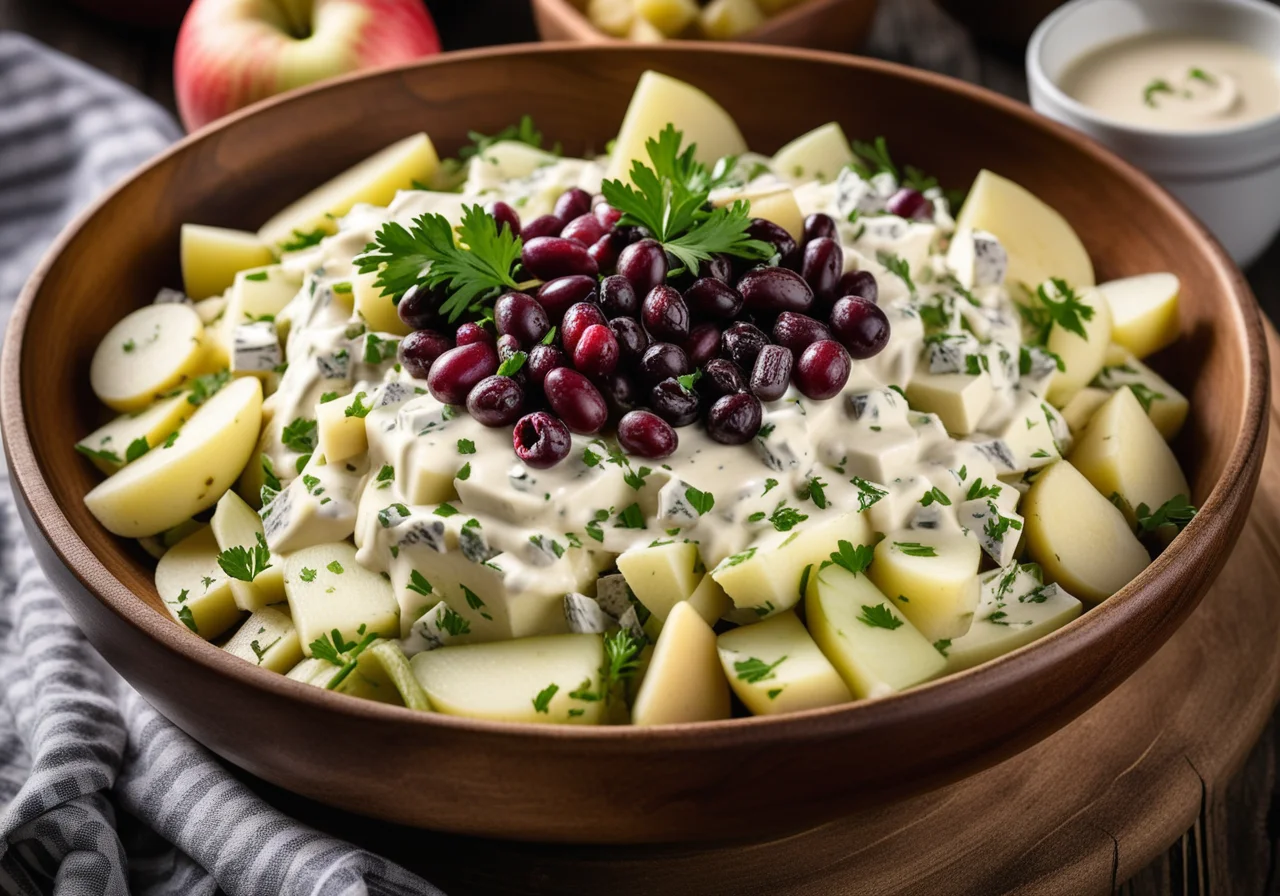 Herring Salad with Raisins and Sour Cream