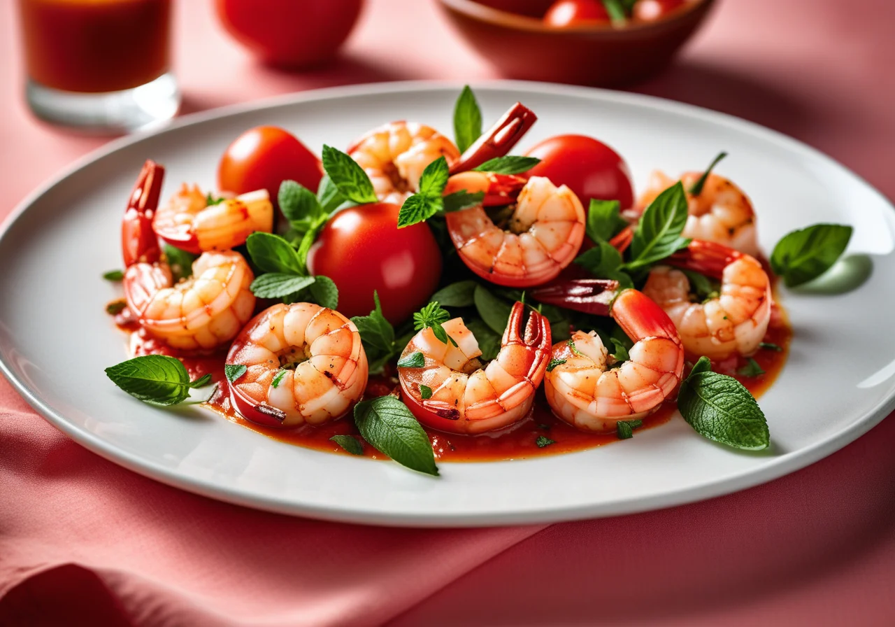 Shrimp with Tomatoes