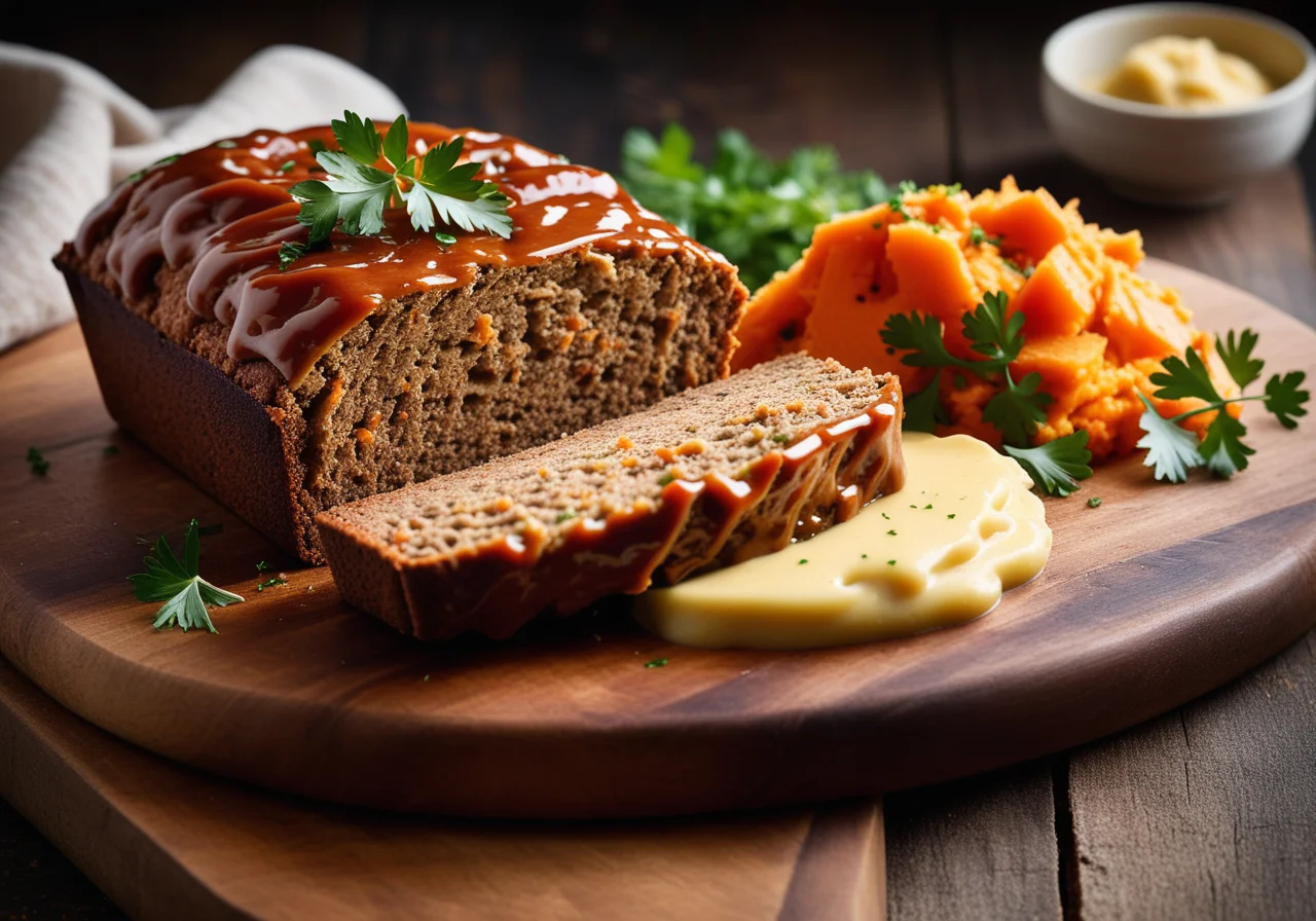 Meatloaf with Potato-Carrot Mash