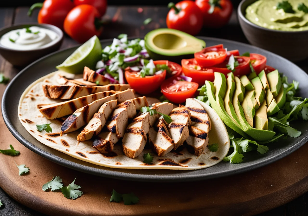 Chicken Fajita with Avocado