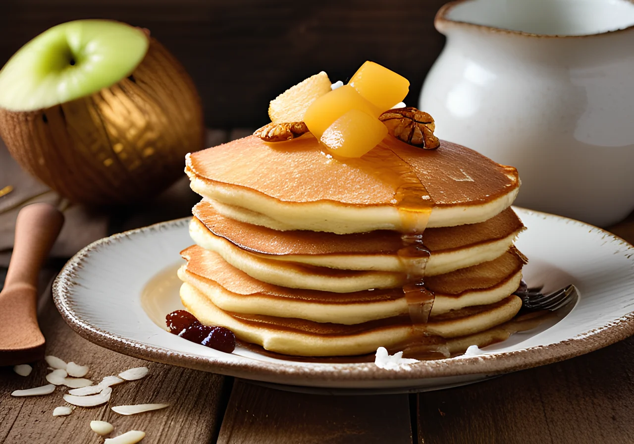 Coconut‑Filled Pancakes