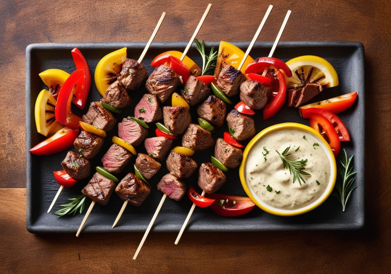 Souvlaki with Bell Pepper