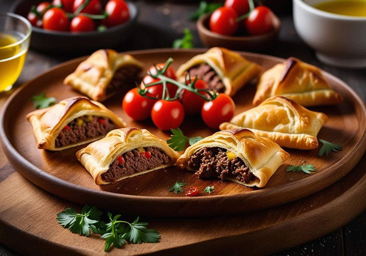 Meatball Puff Pastry Pockets