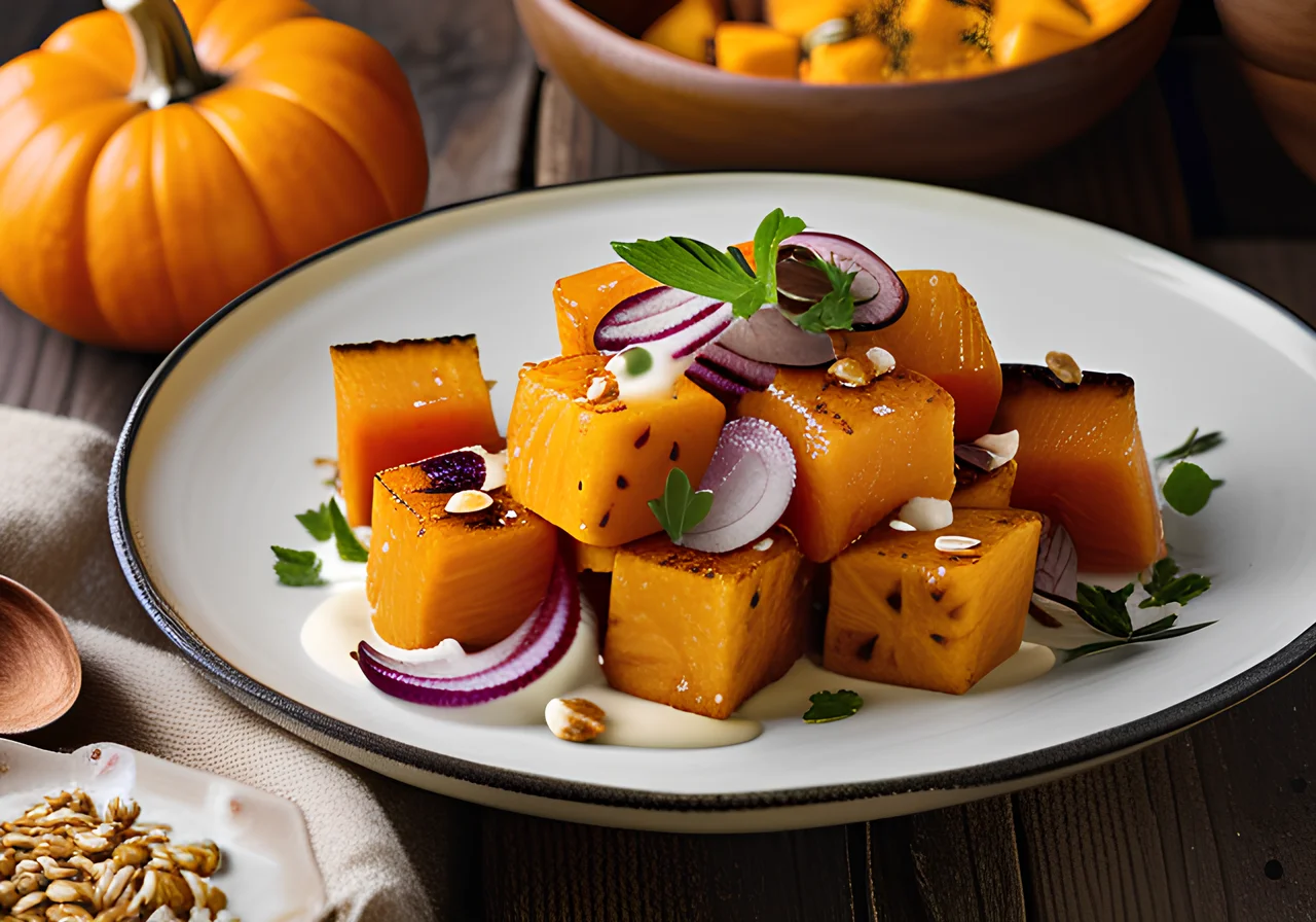 Warm Pumpkin Salad