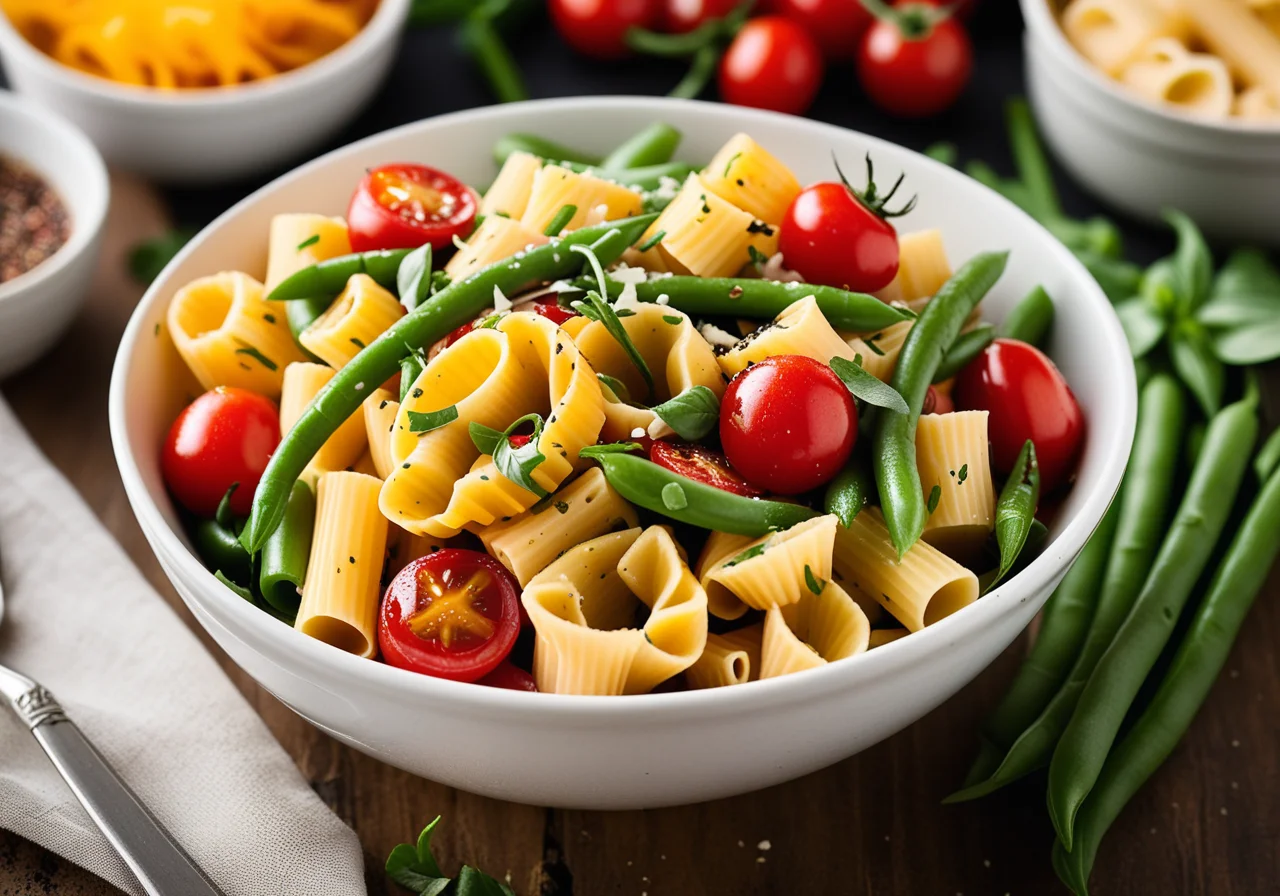 Pasta Salad with Beans and Vegetables