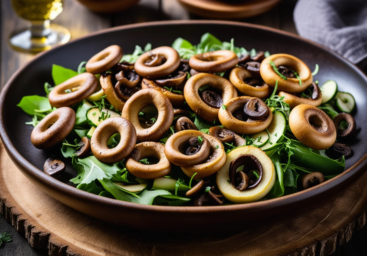Warm Mushroom Salad