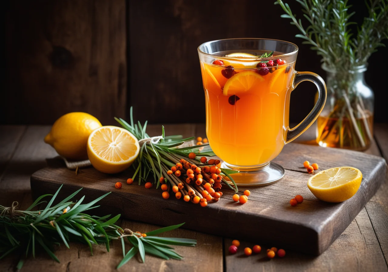 Sea Buckthorn Ginger Tea
