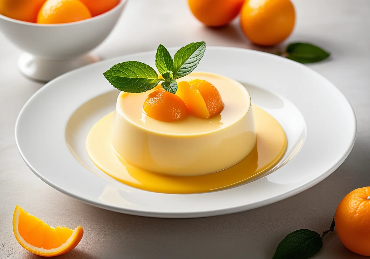 Creamy Orange Pudding