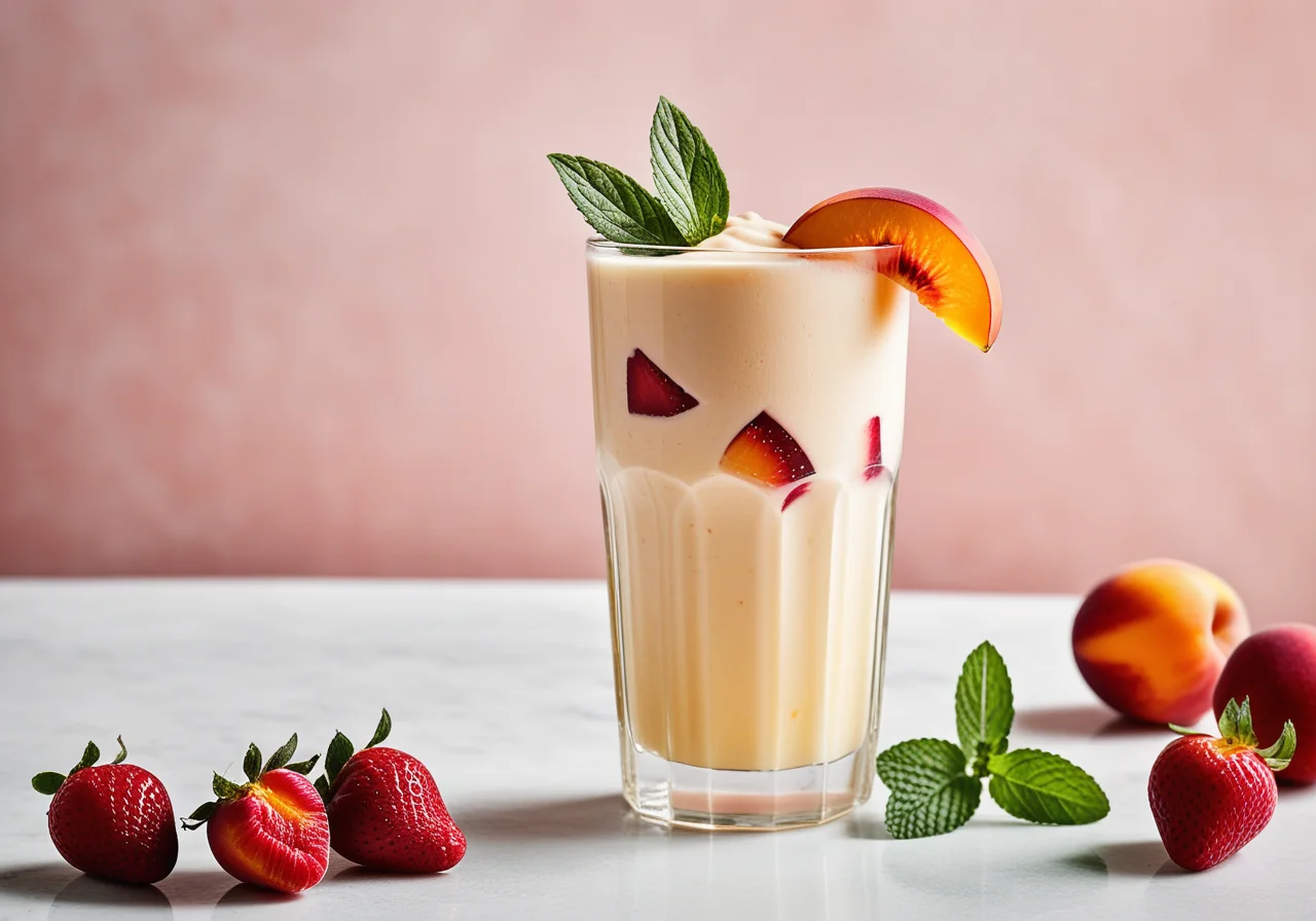 Nectarine Buttermilk Shake