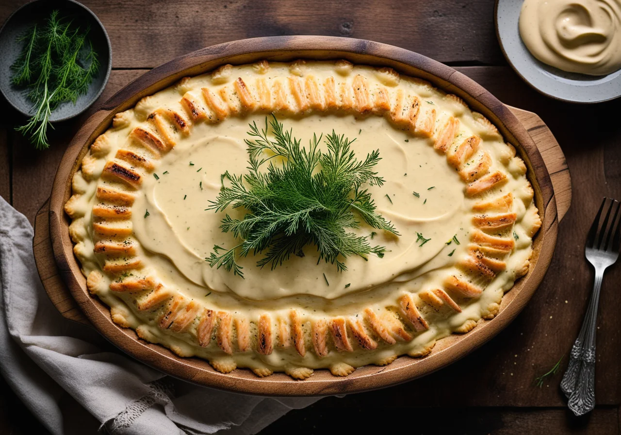 Fish Pie Under the Potato Casing