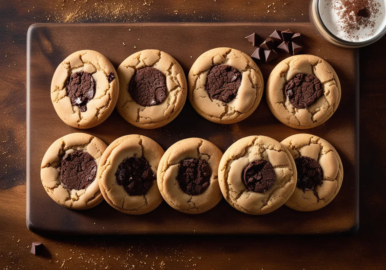 Cookies with White and Dark Chocolate