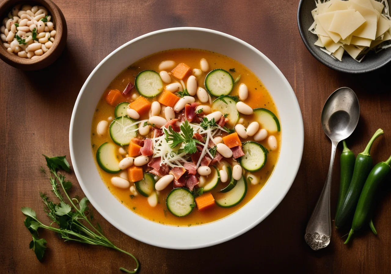 Original Minestrone with Pancetta