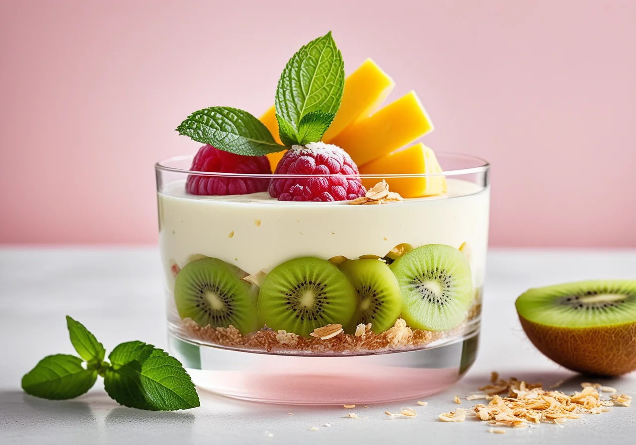 Quark Dessert with Fruits