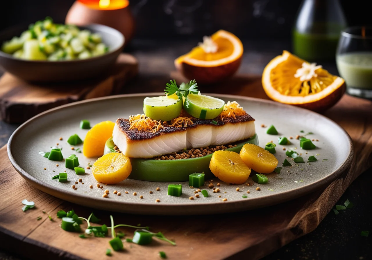 Pike Perch on Smoked Lentil Bed