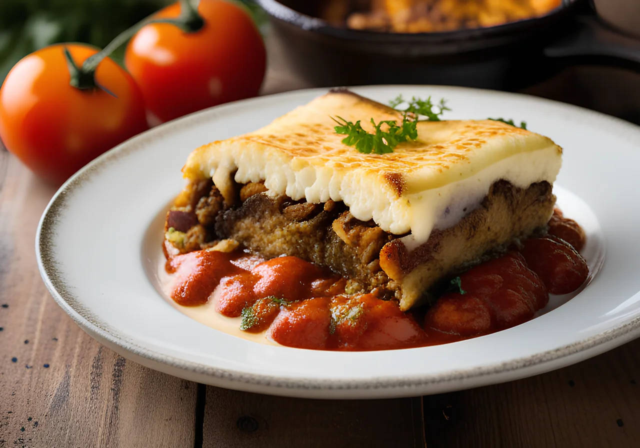 Eggplant Beef Casserole (Moussaka)