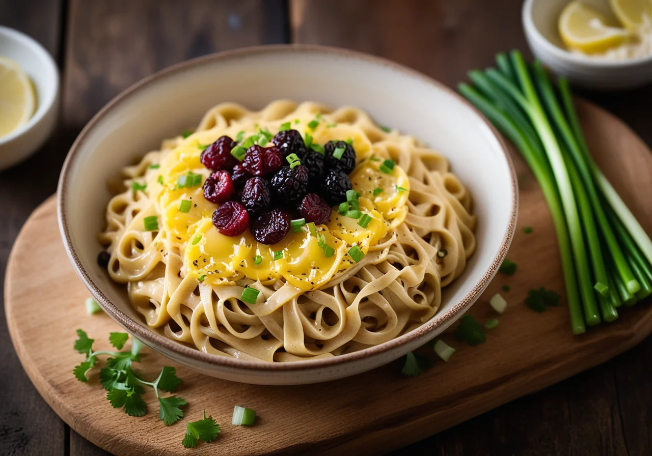 Jewish-Style Noodle Gratin with Raisins