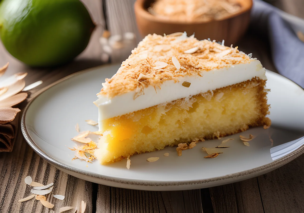 Cheese Coconut Cake