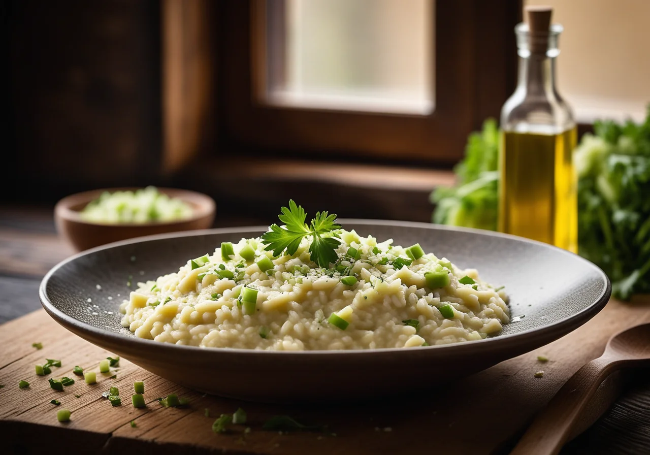 Risotto with Celery Stalks