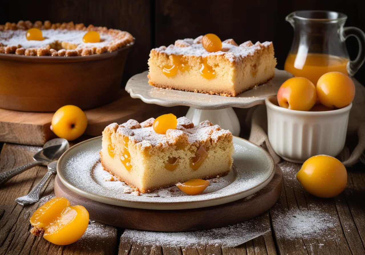 Mirabelle Crumb Cake