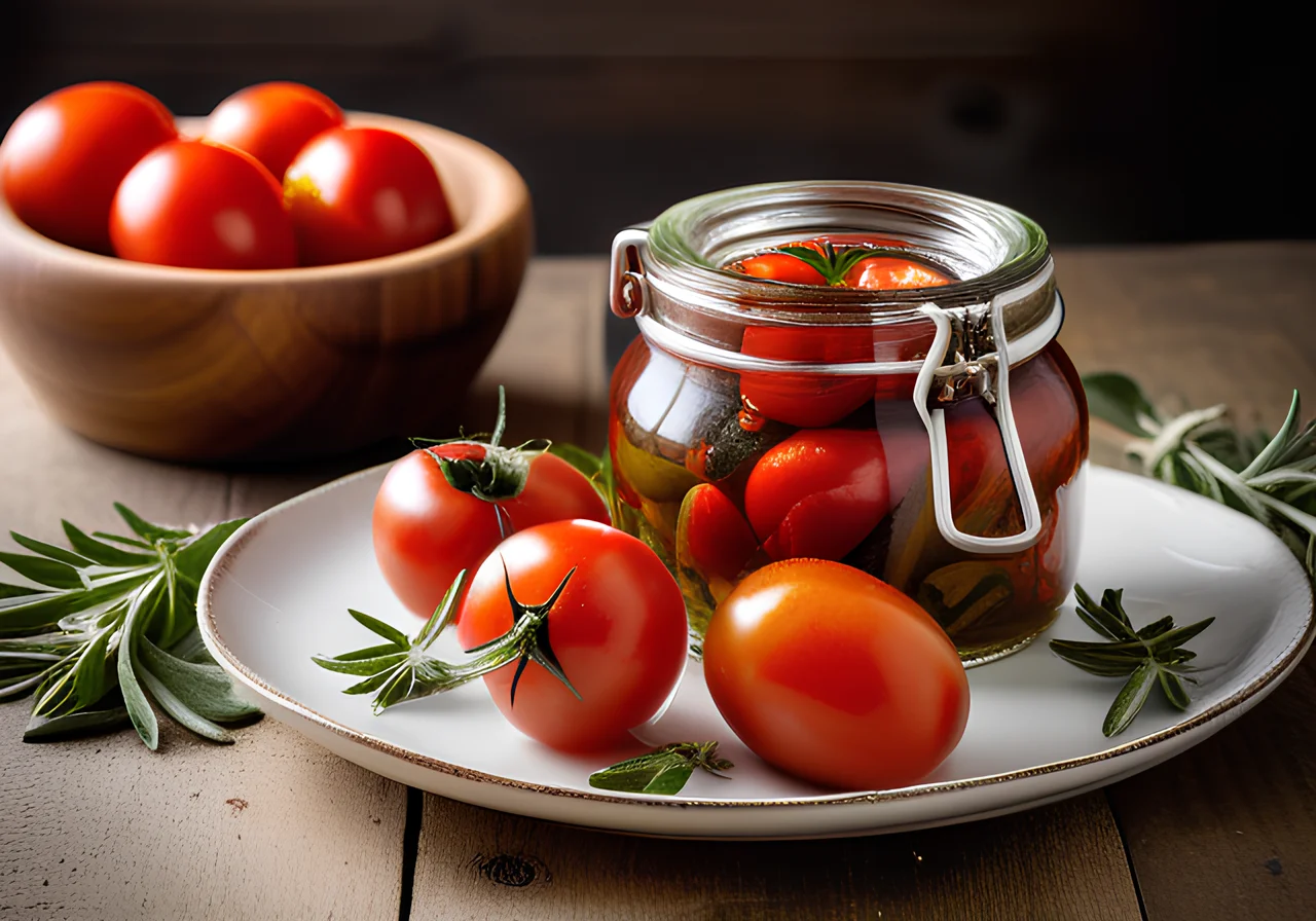 Italian-Style Pickled Tomatoes