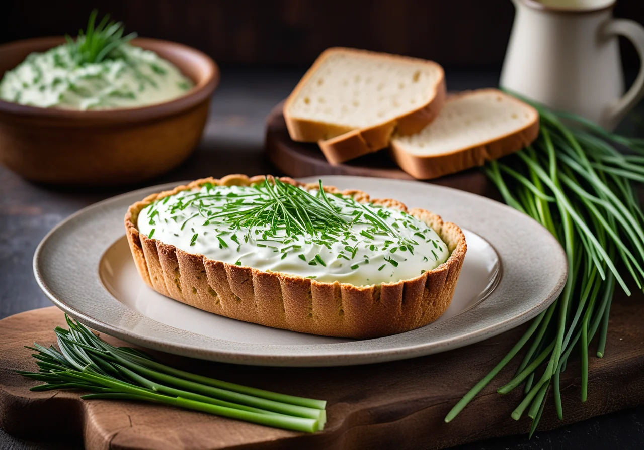 Chives Quark Bread