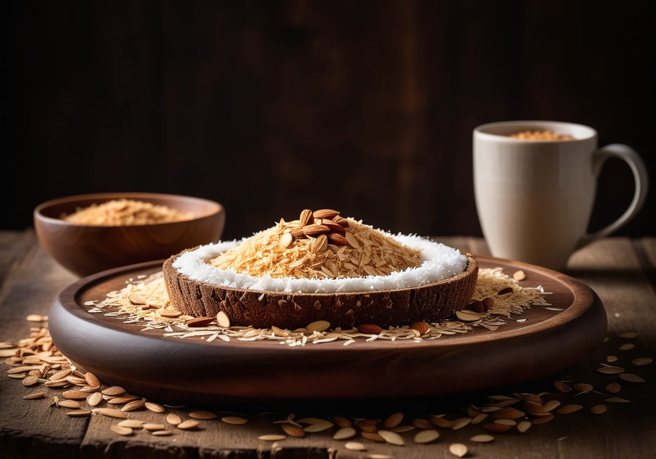 Lokum with Almonds and Coconut