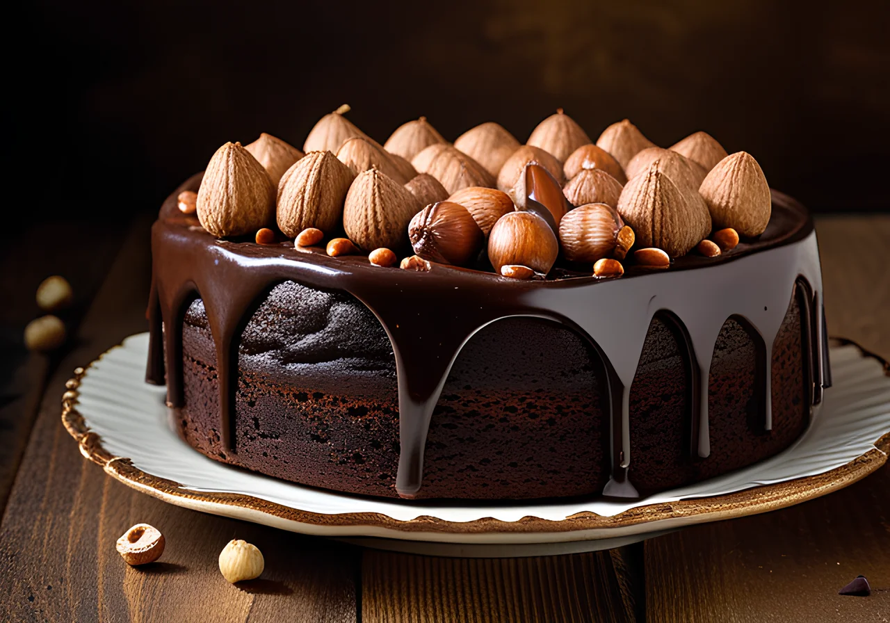 Nut-Chocolate Cake