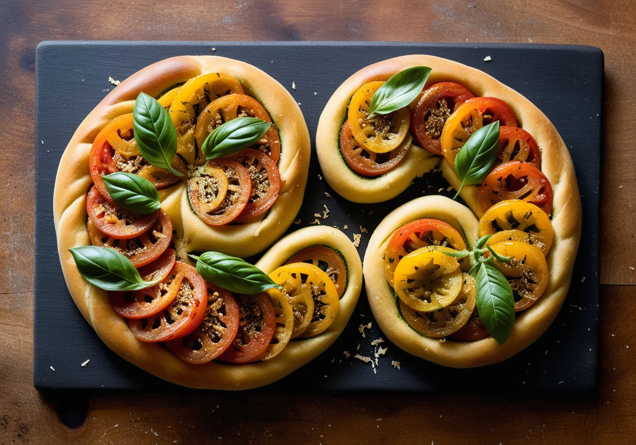 Tomato Spiral with Zucchini