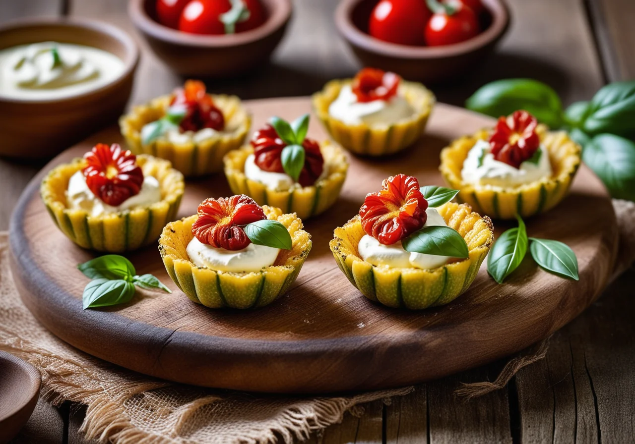 Zucchini Flowers with Ricotta Filling