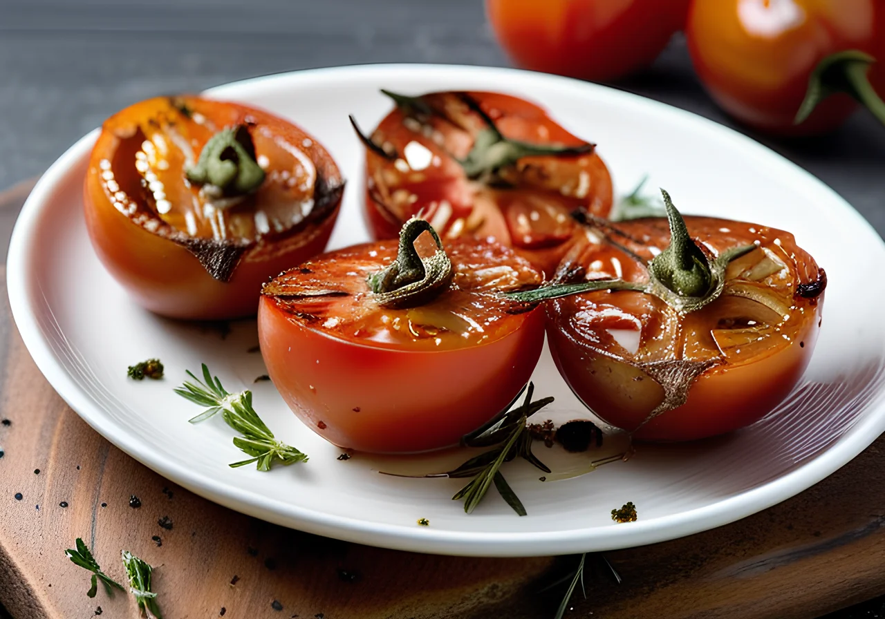 Grilled Herb Tomatoes