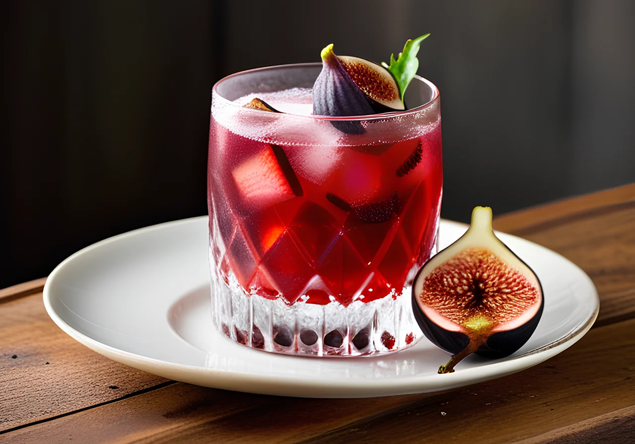 Fig Cocktail with Vodka