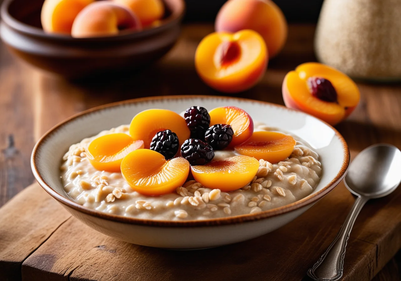 Oat Porridge with Apricots