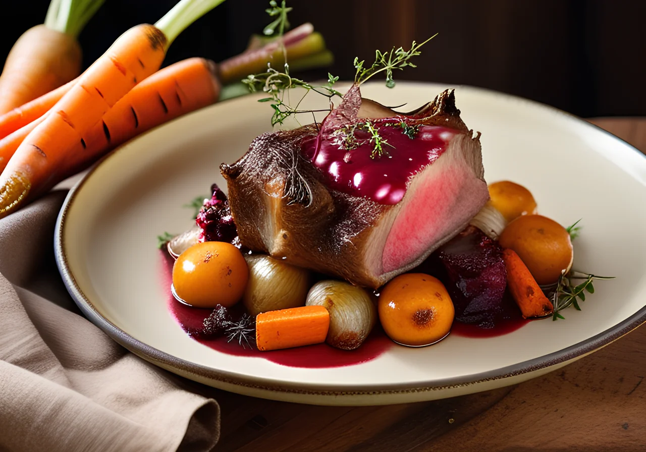 Roasted Wild Boar Knuckle