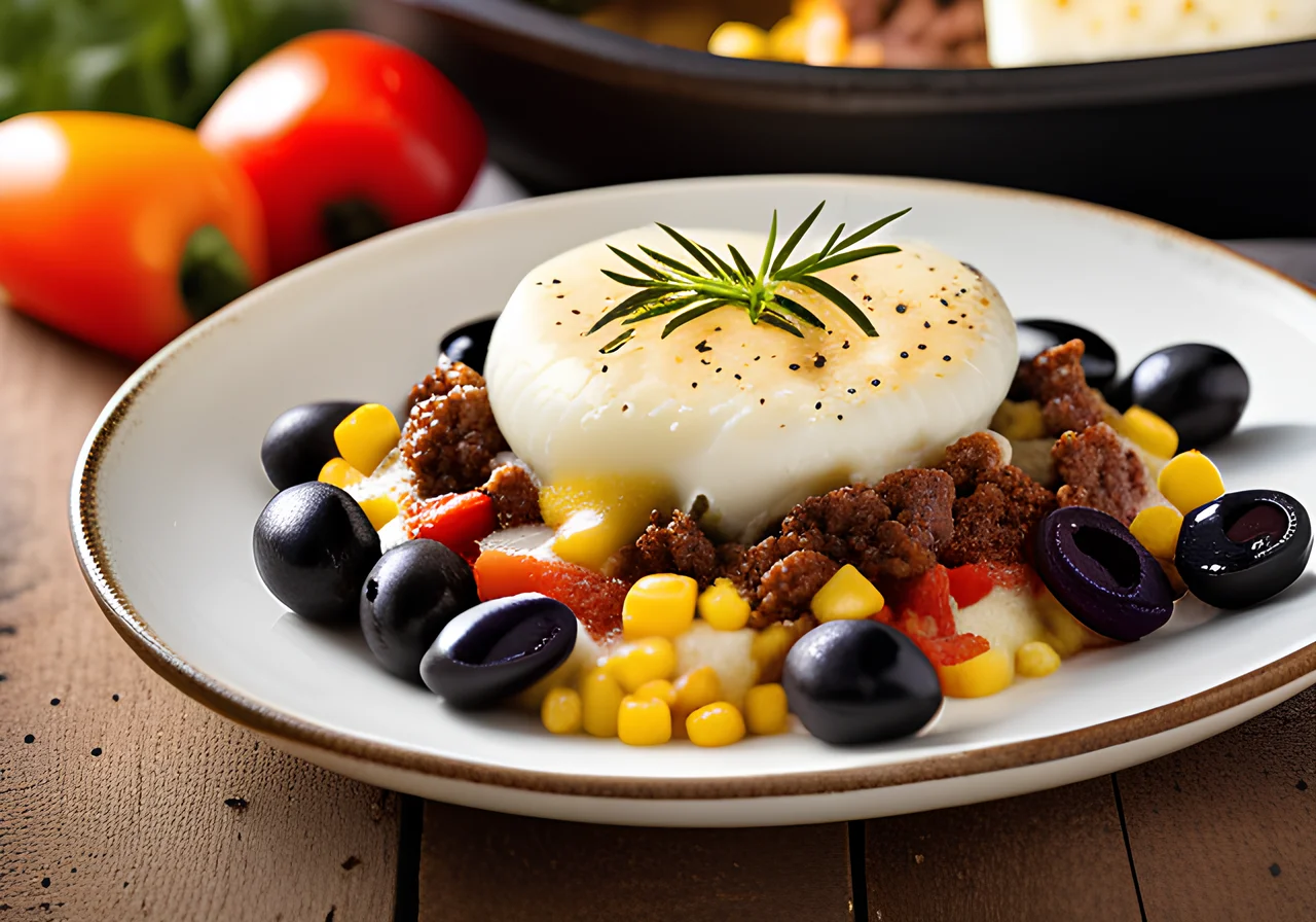 Ground Beef and Corn Casserole with Bell Pepper