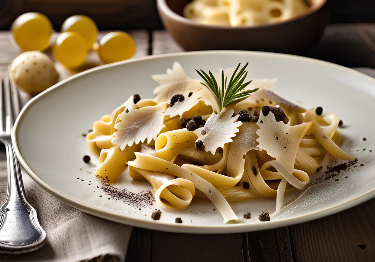 Homemade Truffle Pasta