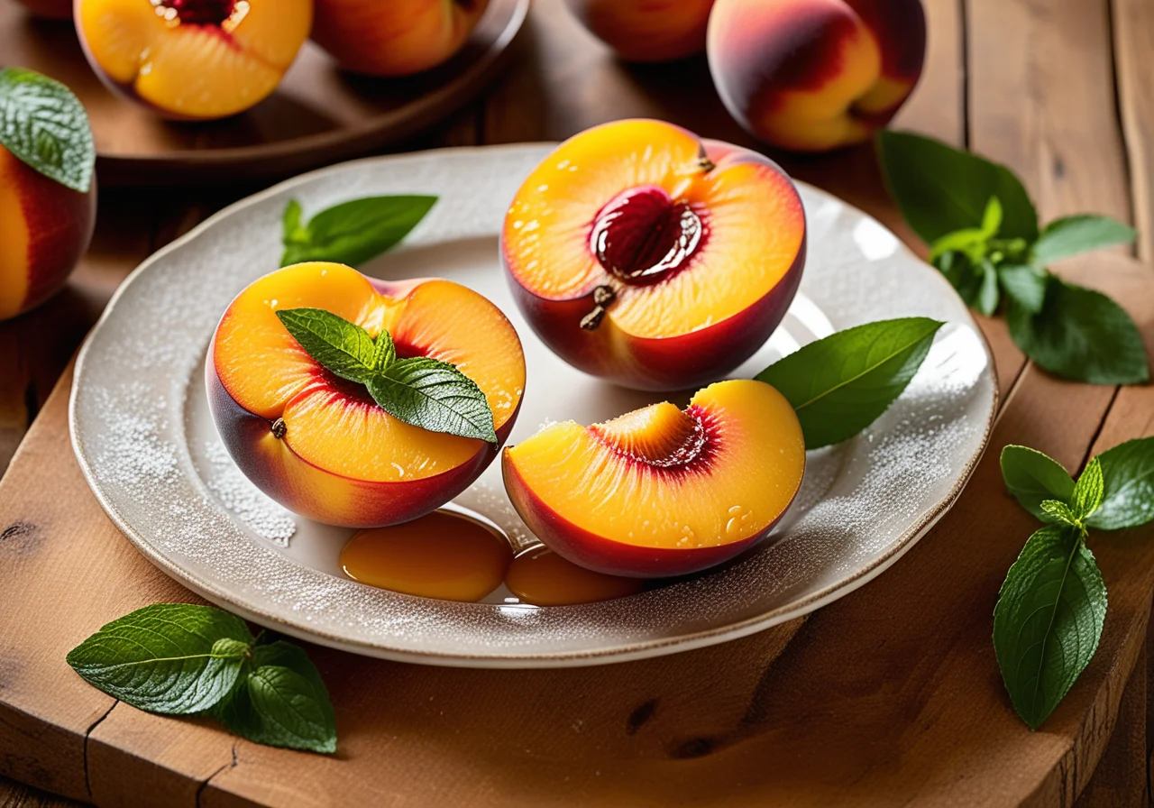 Grilled Peaches