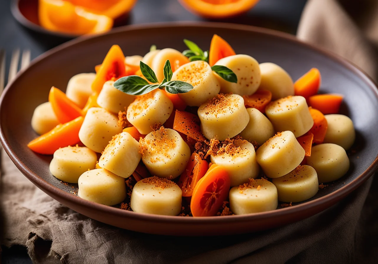 Veal with Carrots and Gnocchi
